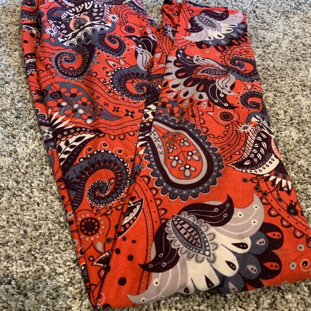 Paisley LuLaRoe OS leggings